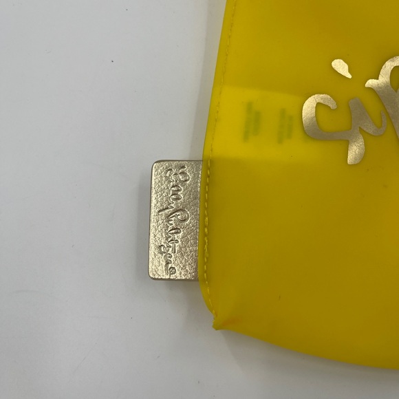 Lilly Pulitzer Sip Sip with goombay appliqué jelly wristlet pouch - Picture 3 of 14